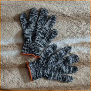 New One Size Unisex Sweater Gloves Black, Grey, Orange